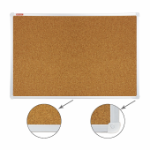 Доска пробковая для объявлений 60х90 см, алюминиевая рамка, ГАРАНТИЯ 10 ЛЕТ, РОССИЯ, BRAUBERG, 231712 за 2&nbsp;453 ₽. Доски для информации, витрины.  Доставка по РФ. Без переплат!