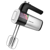 Миксер BRAYER BR1302, 800 Вт, 5 скоростей, 2 венчика, 2 крюка для теста, черный/серебро за 3&nbsp;516 ₽. Миксеры.  Доставка по РФ. Без переплат!