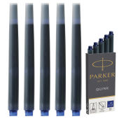 Картриджи чернильные PARKER "Cartridge Quink", КОМПЛЕКТ 5 штук, синие, 1950384 за 361 ₽. Картриджи чернильные и чернила для письма и черчения.  Доставка по РФ. Без переплат!