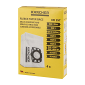 Мешки для сбора пыли KARCHER, КОМПЛЕКТ 4 шт., нетканые, пылесосы WD2 Plus/3, SE 4001/02, 2.863-314.0 за 1&nbsp;836 ₽. Аксессуары и расходные материалы для пылесосов и полотеров.  Доставка по РФ. Без переплат!