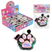 Игрушка-антистресс "КОШАЧЬЯ ЛАПКА С РЫБКОЙ", 7х6 см, черно-розовая, дисплей, JOLLY JOT (ДЖОЛЛИ ДЖОТ), 665773 за 87 ₽. Игрушки релаксирующие.  Доставка по РФ. Без переплат!