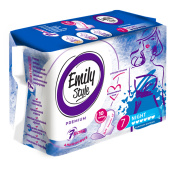 Прокладки женские гигиенические 7 шт., EMILY STYLE "Premium" NIGHT, УЛЬТРАТОНКИЕ за 101 ₽. Женская гигиена.  Доставка по РФ. Без переплат!