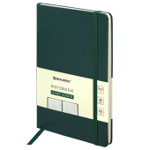 Блокнот А5 (130х210 мм), BRAUBERG ULTRA, балакрон, 80 г/м2, 96 л., клетка, темно-зеленый, 113035 за 317 ₽. Бизнес-блокноты и бизнес-тетради.  Доставка по РФ. Без переплат!