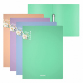 Папка на 2 кольцах ERICH KRAUSE "Matt Pastel Bloom", 24 мм, до 150 л., ассорти, 0,6 мм, 61184 за 227 ₽. Папки на кольцах.  Доставка по РФ. Без переплат!