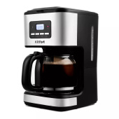 Кофеварка капельная KITFORT КТ-719, 900 Вт, объем 1,4 л, LED-дисплей, поддержание температуры, черная за 4&nbsp;222 ₽. Кофеварки капельные.  Доставка по РФ. Без переплат!