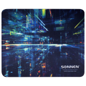Коврик для мыши SONNEN "SINGULARITY", резина + ткань, 220х180х3 мм, 513293 за 94 ₽. Коврики для мыши.  Доставка по РФ. Без переплат!