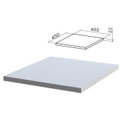 Крышка для тумбы приставной "Монолит", 400х450х22 мм, серая, ТМ01.11 за 934 ₽. Набор мебели "Монолит".  Доставка по РФ. Без переплат!