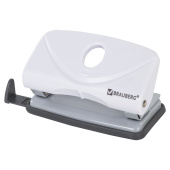 Дырокол BRAUBERG "Original", до 10 листов, белый, 227786 за 250 ₽. Дыроколы настольные.  Доставка по РФ. Без переплат!