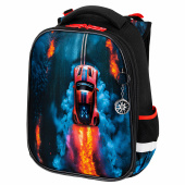 Ранец BRAUBERG PREMIUM, 2 отделения, с брелоком, "Foggy car", 3D-панель, 38х29х16 см, 273103 за 6 228 ₽. Ранцы для начальной школы.  Доставка по РФ. Без переплат!
