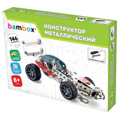 Конструктор металлический "Гоночный болид", с подвижными деталями, 146 элементов, BAMBOX (БАМБОКС), 666365 за 416 ₽. Конструкторы.  Доставка по РФ. Без переплат!