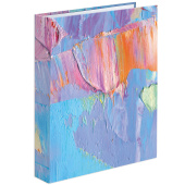 Тетрадь на кольцах А5 (175х215 мм), 120 листов, твердый картон, клетка, с разделителями, BRAUBERG, Blur, 404087 за 288 ₽. Тетради на кольцах.  Доставка по РФ. Без переплат!