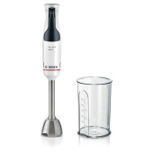 Блендер погружной BOSCH MSM4W210, 600 Вт, 1 скорость, 1 насадка, стакан, белый за 6&nbsp;633 ₽. Блендеры.  Доставка по РФ. Без переплат!