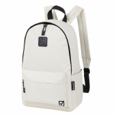 Рюкзак BRAUBERG POSITIVE универсальный, карман-антивор, "Beige", 42х28х14 см, 270776 за 681 ₽. Рюкзаки городские для старшеклассников и студентов.  Доставка по РФ. Без переплат!