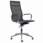 Кресло офисное BRABIX PREMIUM "Net EX-533", хром, сетка, черное, 532546 за 16 596 ₽. Кресла современного дизайна.  Доставка по РФ. Без переплат!