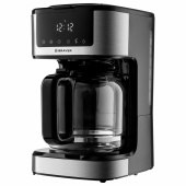 Кофеварка капельная BRAYER BR1124, 900 Вт, объем 1,8 л, LED-дисплей, поддержание температуры, черная за 3&nbsp;871 ₽. Кофеварки капельные.  Доставка по РФ. Без переплат!