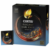 Чай CURTIS "Elegant Earl Grey" черный с бергамотом и цедрой цитрусовых, 100 пакетиков в конвертах по 1,7 г, 101015 за 435 ₽. Чай пакетированный.  Доставка по РФ. Без переплат!