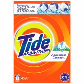 Стиральный порошок-автомат 450 г, TIDE (Тайд), "Альпийская свежесть", 700266 за 192 ₽. Стиральные порошки.  Доставка по РФ. Без переплат!