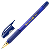 Ручка шариковая BRAUBERG BP-GT GLD BLUE, СИНЯЯ, корпус тонированный, пишущий узел 0,7 мм, линия письма 0,35 мм, 144505 за 38 ₽. Ручки шариковые неавтоматические.  Доставка по РФ. Без переплат!