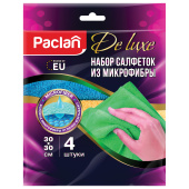 Салфетки из МИКРОФИБРЫ универсальные 30х30 см, КОМПЛЕКТ 4 шт., Practi Microfiber, 240 г/м2, PACLAN, 74825, 410261 за 289 ₽. Салфетки хозяйственные.  Доставка по РФ. Без переплат!