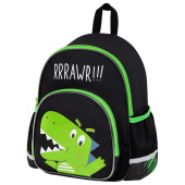 Рюкзак BRAUBERG KIDS PLAY детский, 1 отделение, 3 кармана, "Дино", 29х23х12 см, 274430 за 973 ₽. Рюкзаки для дошкольников.  Доставка по РФ. Без переплат!