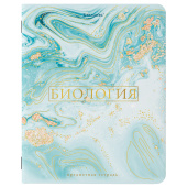 Тетрадь предметная "PASTEL" 48 л., SoftTouch, фольга, БИОЛОГИЯ, клетка, BRAUBERG, 404312 за 61 ₽. Тетради предметные.  Доставка по РФ. Без переплат!