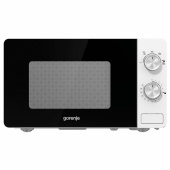 Микроволновая печь GORENJE MO20E1W, объем 20 л, мощность 800 Вт, механическое управление, белая за 10&nbsp;416 ₽. Микроволновые печи.  Доставка по РФ. Без переплат!