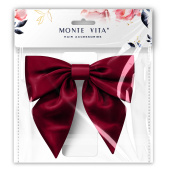 Бант для волос 17х7,5х15 см, на заколке, красный, MONTE VITA (МОНТЕ ВИТА), 458838 за 155 ₽. Банты для волос.  Доставка по РФ. Без переплат!