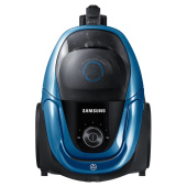 Пылесос SAMSUNG VC18M3120VU/EV с контейнером "циклон", 1800 Вт, мощность всасывания 380 Вт, голубой за 16 196 ₽. Пылесосы.  Доставка по РФ. Без переплат!