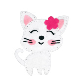 Набор для шитья игрушки из фетра "Котёнок", ЮНЛАНДИЯ, 664490 за 202 ₽. Наборы для рукоделия.  Доставка по РФ. Без переплат!