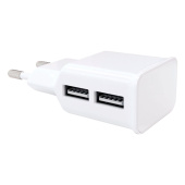 Зарядное устройство сетевое (220 В) RED LINE NT-2A, 2 порта USB, выходной ток 2,1 А, белое, УТ000009405 за 331 ₽. Зарядные устройства для портативной электроники.  Доставка по РФ. Без переплат!