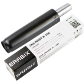 Газлифт BRABIX A-100 короткий, черный, длина в открытом виде 346 мм, d50 мм, класс 2, 532001 за 855 ₽. Комплектующие для кресел.  Доставка по РФ. Без переплат!