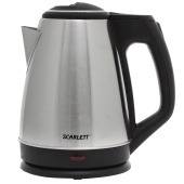 Чайник SCARLETT SC-EK21S25, 1,5 л, 1350 Вт, закрытый нагревательный элемент, сталь за 1&nbsp;180 ₽. Чайники.  Доставка по РФ. Без переплат!