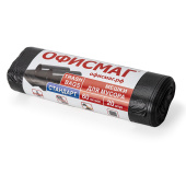 Мешки для мусора 60 л, черные, в рулоне 20 шт., ПНД 12 мкм, 60х70 см, ОФИСМАГ стандарт, 601383 за 88 ₽. Мешки для мусора универсальные.  Доставка по РФ. Без переплат!