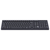 Клавиатура беспроводная DEFENDER UltraMate SM-535 RU, USB, 108 клавиш, 2,4 Ghz, черная, 45535 за 935 ₽. Клавиатуры беспроводные.  Доставка по РФ. Без переплат!