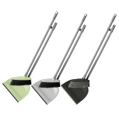 Набор для подметания (щетка с рукояткой, совок), Лень, ассорти пастель, YORK, 063020, 063030 за 521 ₽. Совки.  Доставка по РФ. Без переплат!