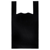 Пакет "майка" КОМПЛЕКТ 100 штук, 24+12х45 см, ПНД черный, 12 мкм, LAIMA, 700786 за 114 ₽. Пакеты "майка".  Доставка по РФ. Без переплат!