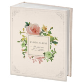 Фотоальбом BRAUBERG "Tender flowers" на 100 фото 10х15 см, твердая обложка, 391438 за 183 ₽. Фотоальбомы.  Доставка по РФ. Без переплат!