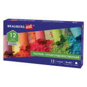 Пастель сухая художественная BRAUBERG ART CLASSIC, 12 цветов, круглое сечение, 181453 за 371 ₽. Пастель художественная сухая.  Доставка по РФ. Без переплат!