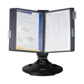 Демосистема настольная на 10 панелей, с 10 серыми панелями А4, вращающаяся, BRAUBERG ULTRA, 231236 за 6&nbsp;857 ₽. Демонстрационные системы.  Доставка по РФ. Без переплат!