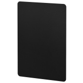 Табличка меловая А4 (21x29,7 см), КОМПЛЕКТ 10 штук, пластиковая, ЧЕРНАЯ, BRAUBERG, 291300 за 430 ₽. Меловые ценники и таблички.  Доставка по РФ. Без переплат!