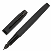 Ручка перьевая PARKER "IM Achromatic Black BT", черный матовый, нержавеющая сталь, синяя, 2127741 за 5&nbsp;771 ₽. Ручки перьевые подарочные.  Доставка по РФ. Без переплат!
