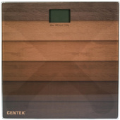 Весы напольные CENTEK CT-2420 "Дерево", электронные, вес до 180 кг, квадрат, стекло, с рисунком, CT-2420 Wood за 927 ₽. Весы бытовые напольные.  Доставка по РФ. Без переплат!