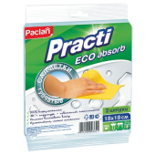 Салфетки целлюлозные (губчатые) 18х18 см, КОМПЛЕКТ 2 шт., PACLAN "Practi ECO absorb", ш/к3621, 410164 за 128 ₽. Салфетки хозяйственные.  Доставка по РФ. Без переплат!