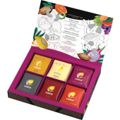 Чай CURTIS "Dessert Tea Collection" ассорти 6 вкусов, НАБОР 30 пакетиков, 100933 за 387 ₽. Чайные подарочные наборы.  Доставка по РФ. Без переплат!