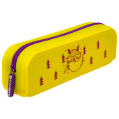 Пенал-косметичка BRAUBERG, силикон, "Fox", 20х5х6 см, 229029 за 393 ₽. Пеналы мягкие.  Доставка по РФ. Без переплат!