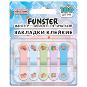Закладки клейкие Z-сложения FUNSTER (ФАНСТЕР) "Капибары", 45х12 мм, 100 шт. (5 цветов х 20 листов), в диспенсере, 116694 за 99 ₽. Закладки самоклеящиеся.  Доставка по РФ. Без переплат!