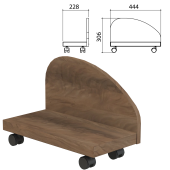 Подставка под системный блок "Приоритет", 228х444х306 мм, лагос, К-929, К-929 лагос за 1 425 ₽. Набор мебели "Приоритет".  Доставка по РФ. Без переплат!