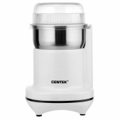 Кофемолка CENTEK CT-1365, мощность 250 Вт, вместимость 70 г, пластик, белая, CT-1365 White за 1 433 ₽. Кофемолки.  Доставка по РФ. Без переплат!