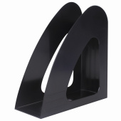 Лоток вертикальный для бумаг BRAUBERG "Delta", 240х90х240 мм, черный, 237239 за 258 ₽. Лотки вертикальные (стойки-уголки).  Доставка по РФ. Без переплат!
