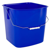 Ведро УНИВЕРСАЛЬНОЕ 25 л, СИНЕЕ, подходит для уборочных тележек, уборки, хранения, пластик, 609756, 25EC/6 за 713 ₽. Ведра хозяйственные.  Доставка по РФ. Без переплат!